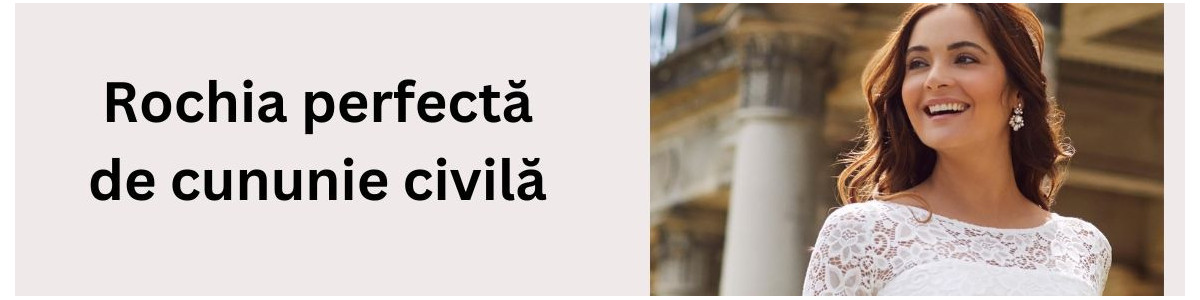 Rochia de cununie civilă perfectă pentru gravide: eleganță și comoditate